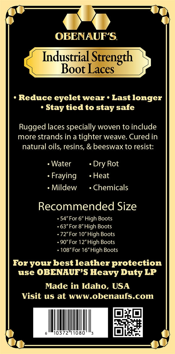 Industrial Strength Boot Laces