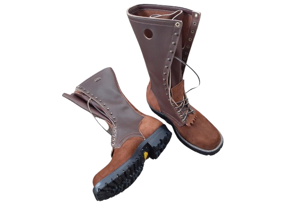 14" Logger Boot ~ Two Tone Brown
