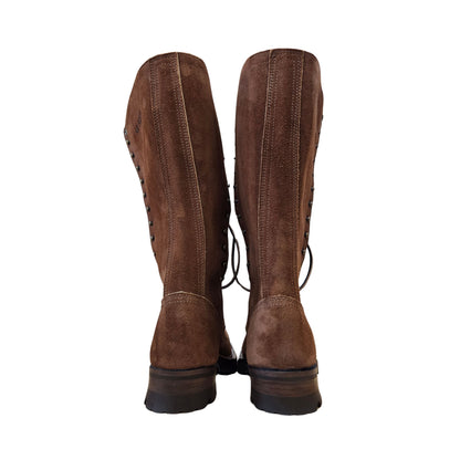 14" Logger Boot ~ Brown Rough Out